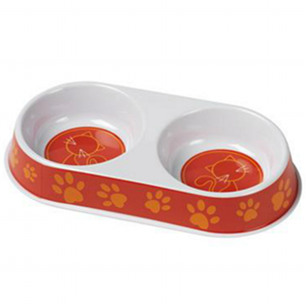double cat bowl