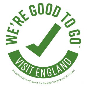 Good To Go England Green Logo at Waterperry Gardens - Garden Centre Oxford