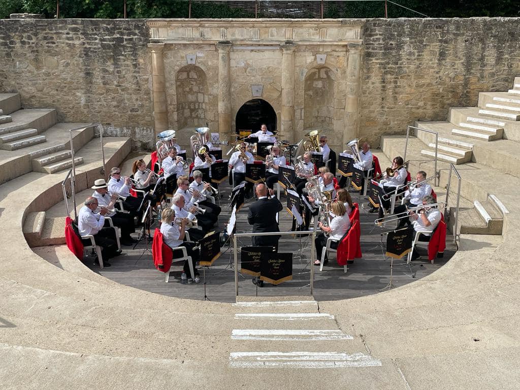 Jubilee Brass (Oxford) Band Summer Concert at Waterperry Gardens - Garden Centre - Ornamental Gardens