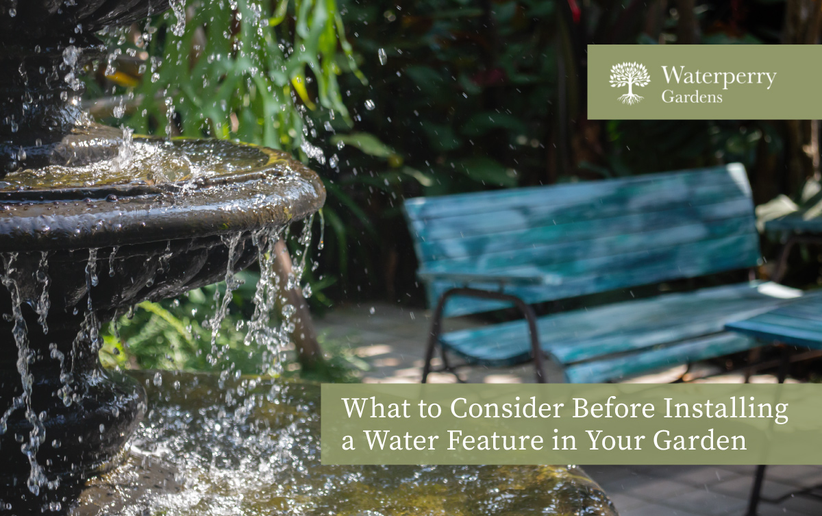 What to Consider Before Installing a Water Feature in Your Garden