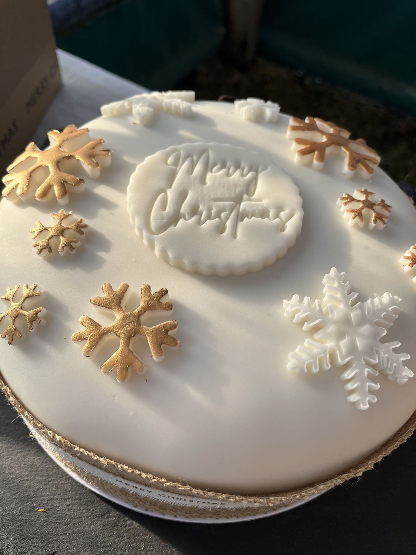 Snowflakes Cake Snowflakes Cake